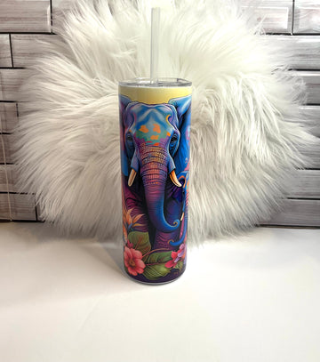 COLORFUL ELEPHANT (TUMBLER CUP)