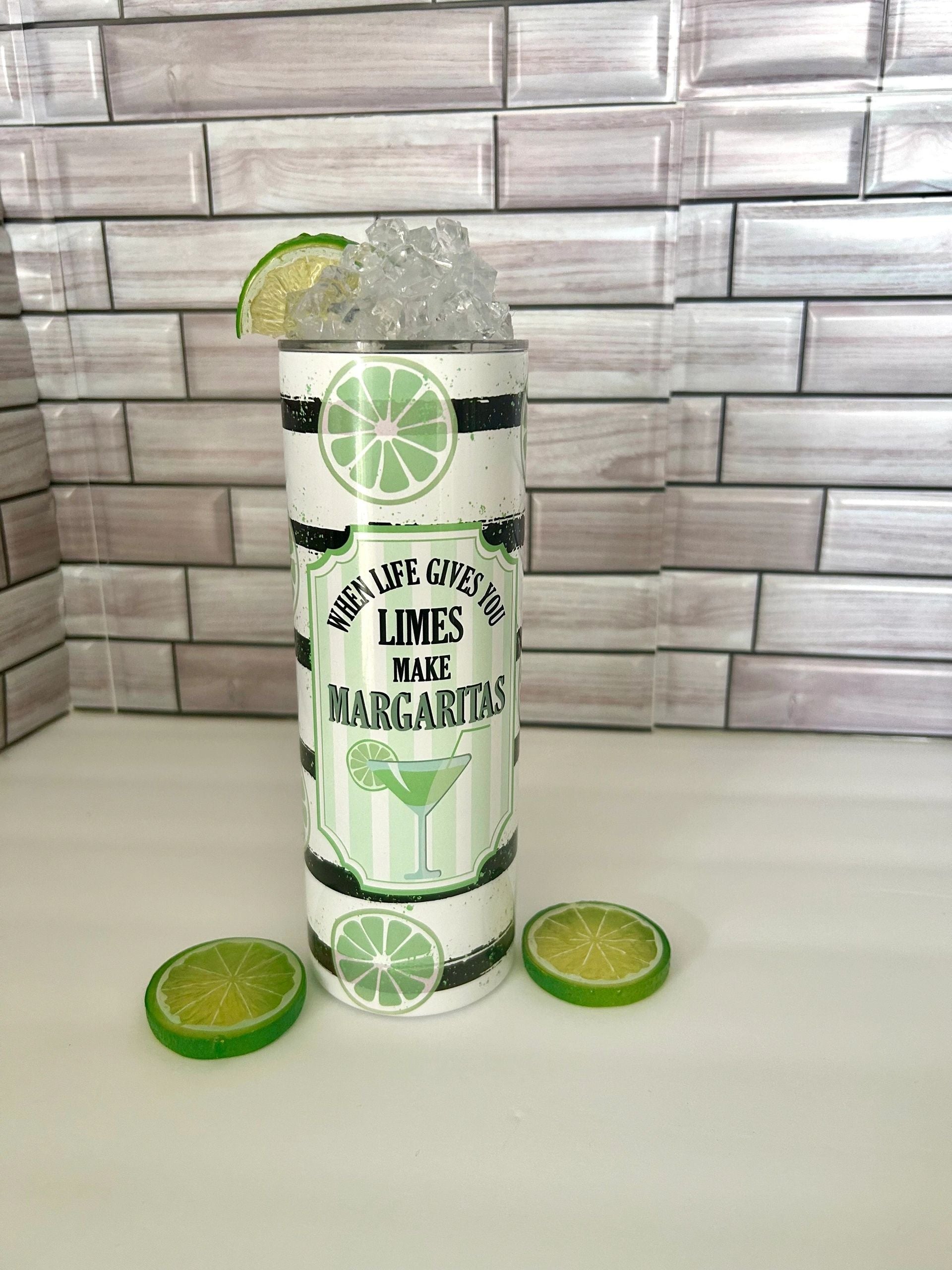 WHEN LIFE GIVES YOU LIMES (TUMBLER CUP)