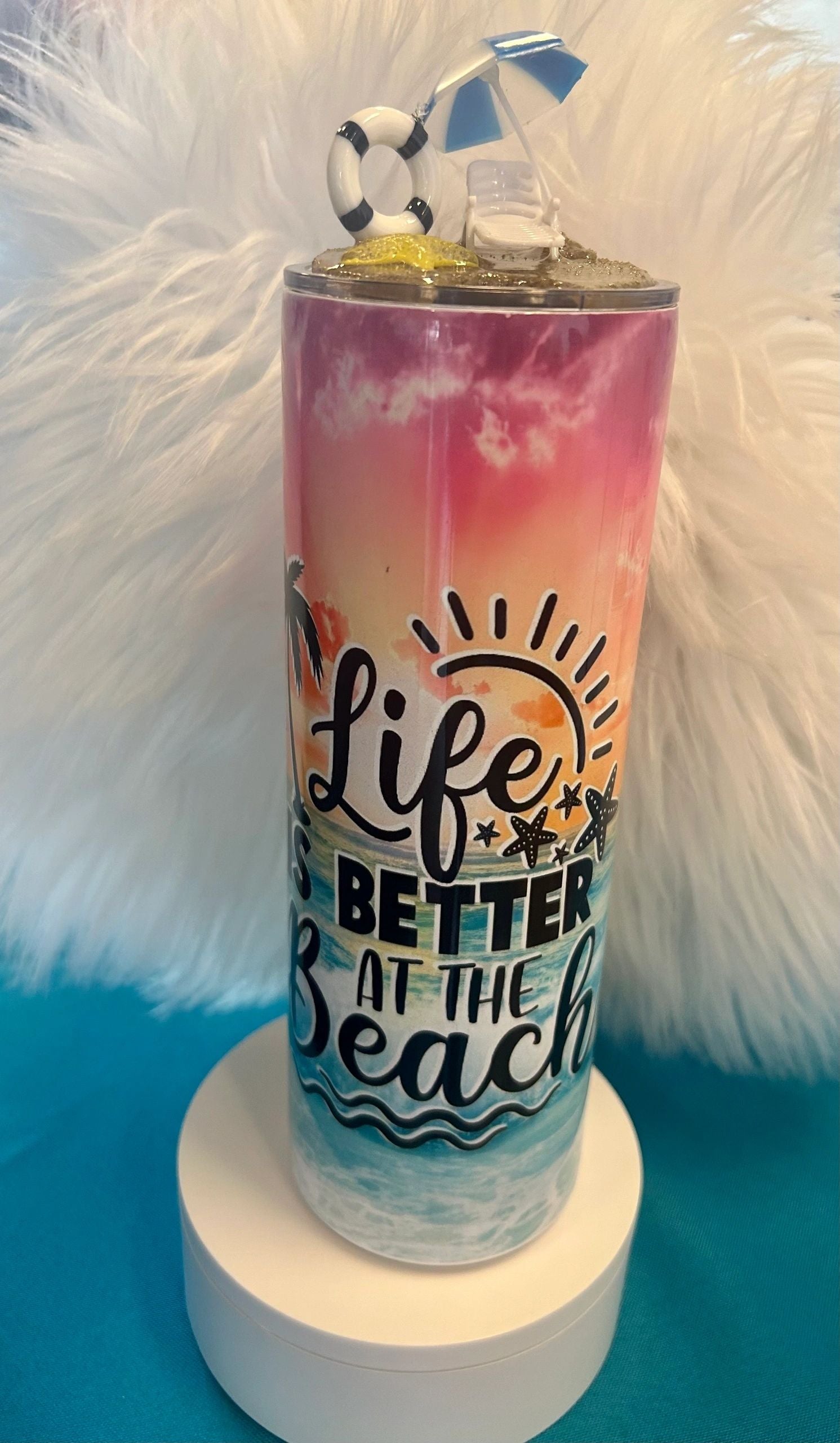 LIFE IS BETTER AT THE BEACH (TUMBLER CUP)